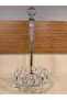 Paper Towel Holder with Stand, Crystal Color Silver, Height 35 Cm, Diameter 15 cm - 3