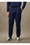 Blue Cotton Blend Men Premium Joggers - 5