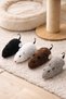 Multi-Color Battery-Free Wind-Up Mouse Cat Toy Moving Interactive Hunting Game, Plush Mouse Soft Texture - 2