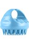 Hair Scalp Massager Shampoo Brush with Soft Silicone Bristles (Blue)