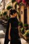 Women's Draped Cape Sleeve Snap Button Body Blouse – Stylish and Modern Design - 3