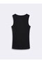Buttoned Camisole Black Undershirt - 2