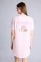 100% Cotton Looney Tunes Regular Fit Crew Neck Short Sleeve Mini Nightgown G4100Ax26Sp - 5