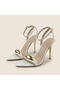 Cassy Gold Buckle and Heel Detailed Shoes - 4