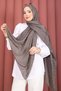 Geometric Pattern Jacquard Shawl Series Smoked