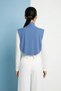 Decollete Cover-Up, Women's Neck Cover, Dk-1, Indigo - 3