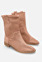 Women's perforated summer short boots a035-k519