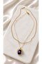 316 L Double Steel Necklace Set (45 cm - 50 cm Can Be Used Separately) - 2