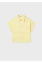 Girl's Athlete Short Sleeve Shirt Set Yellow 6159 - 4