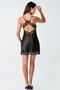 Women's Satin Lace Dowry Dressing Gown Nightgown Set 4210 - 3