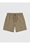Short Length Patterned Men's Sea Shorts - 5