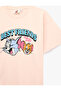 Tom and Jerry Licensed Printed Comfortable Fit Short Sleeve Crew Neck Cotton T-Shirt - 5