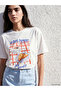 Printed Oversize 100% Cotton Women's T-Shirt