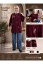 Women's Elegant Floral Embroidered Hijab Tunic - 2