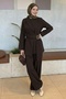 Gold Buckle Tie-Down Bitter Brown Double Set - 2