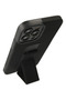 Ilkeshop New iPhone 12 Pro Max Case with Mega Stand Silicone (193709) - Black - 4