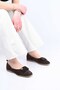 Laceless Buckle Jurdan Sole Genuine Leather Ballerinas 343-089-110 Women's Shoes
