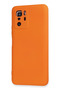 Ilkeshop New Poco X3 Gt Case Nano Inside Velvet Silicone (202942) - Orange - 3