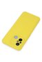 Ilkeshop New Redmi 12C Case Nano Velvet Silicone (02611) - Yellow - 3