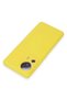 Shopilke Mi 13 Lite Case Nano Velvet Silicone (20435) - Yellow - 3