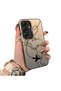 Samsung Galaxy S25 Compatible Travel-Themed Map Airplane Printed Shockproof Hard Case