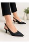 Women's Pointed Toe Open Back Thin Heeled Women's Shoes