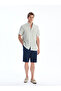 Nevavm Regular Fit Short Sleeve Striped Dobby Men's Shirt with Difference - 2