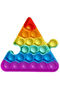 Pop It Fun Bubble Popping Triangle Rainbow Yes Toys