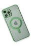 Ilkeshop New iPhone 12 Pro Case Magneticsafe Silicone - (140054) Khaki Green - 4