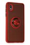 Ilkeshop New Galaxy A01 Core Case Montreal Silicone Cover with Ring (151004) - Red - 2