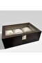 Watch Box for 6 Watches Croco Light Brown - 8