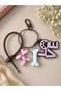 Love Paw Dog Themed Charm Keychain Set – Decorative Bag Accessory