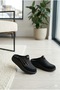 Women's High Sole Black Daily Sabo Slippers - 4