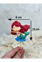 Handmade Mermaid Figurine Cake Decoration / Birthday Decoration / Cake Decor - 1 Piece - 3