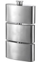 Camping and Outdoor Compatible 3-Compartment Steel Flask Set - Rustproof and Durable Premium Special Series - 8