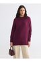 Vizyon New Season Crew Neck Oversize Women's Knitwear Tunic