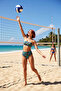 Women's Bikini Set Strapless Without Underwire High Waist Hipster Knitted Raschel Woven Patterned Covered Sleeveless - 2