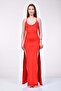 Double Yarçal Micro Long Dress - Red - 2