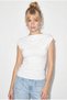 Women's Black White Coffee Blue Degaje Collar Side Gathered Detailed Lycra Four-Piece Blouse 6157 60286227 - 2
