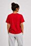 Women's Basic Red T-Shirt 100% Cotton Comfortable Fit Casual Crew Neck T-Shirt - 3