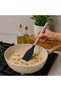 Silicone Serving Spatula with Stainless Steel Handle, Compatible with Non-Stick Pans - 4