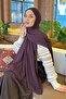 Organic Premium Shawl Dark Purple - 2