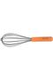 DC3175 Silicone Whisk with Wooden Handle, Black/Brown - 7