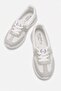 Women's Double-Faced Studded Sneakers White Stone - 3