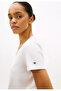 Women's Regular Fit V-Neck Short Sleeve White T-Shirt - 4