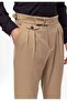 High Waist Pleated Men's Trousers - 6