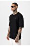 Black Oversize Knitwear Sweater - 3