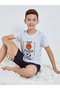 Teen Boys Graphic Print T-Shirt and Shorts Set