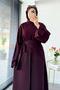 Premium Miel Slit Three-Piece Set – Plum - 8