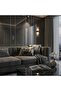 Obsidia Luxe Premium Throw Pillow Set with Silver Embroidery Luxury Design